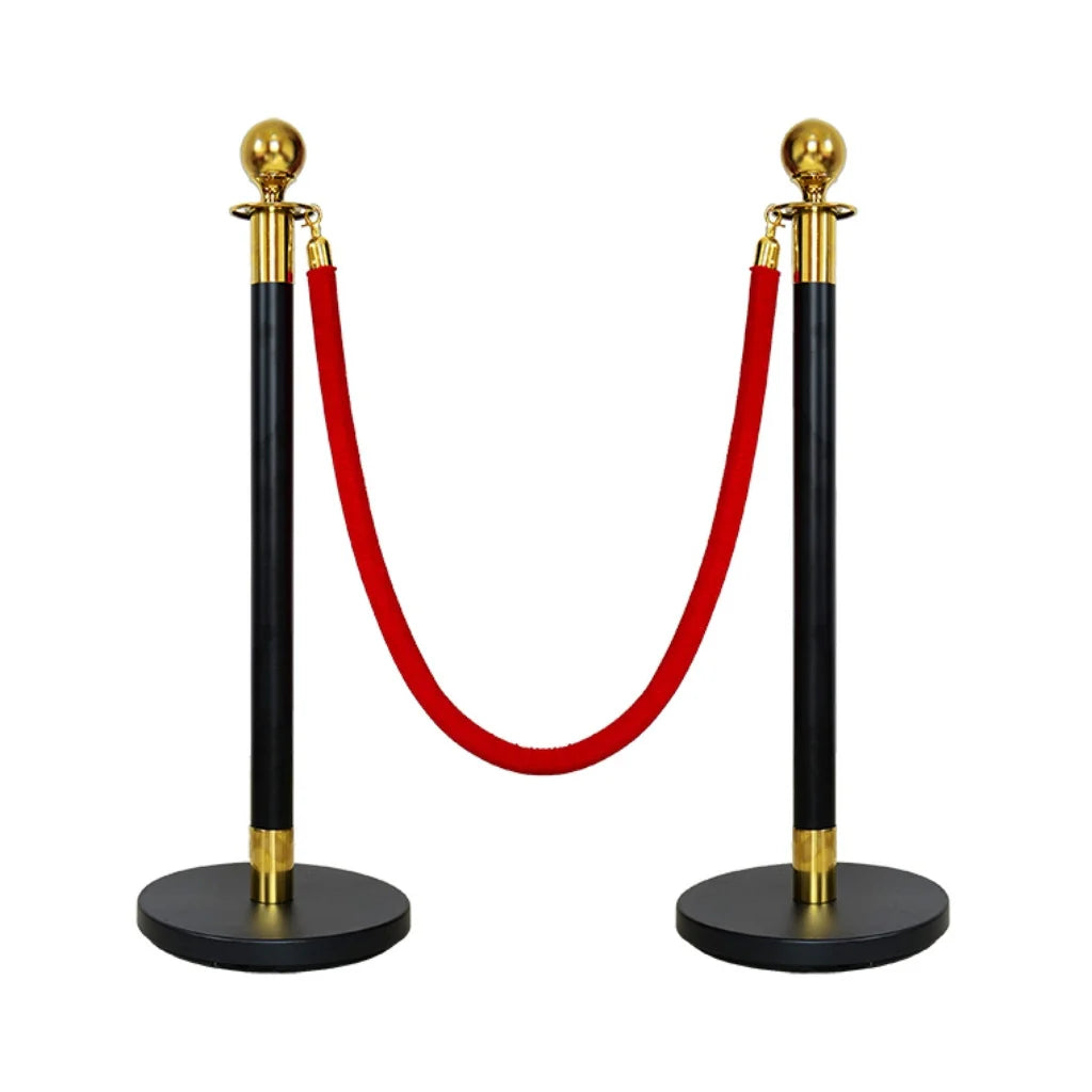 Black Rope Stanchions