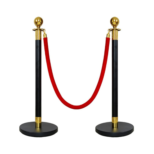 Black Rope Stanchions